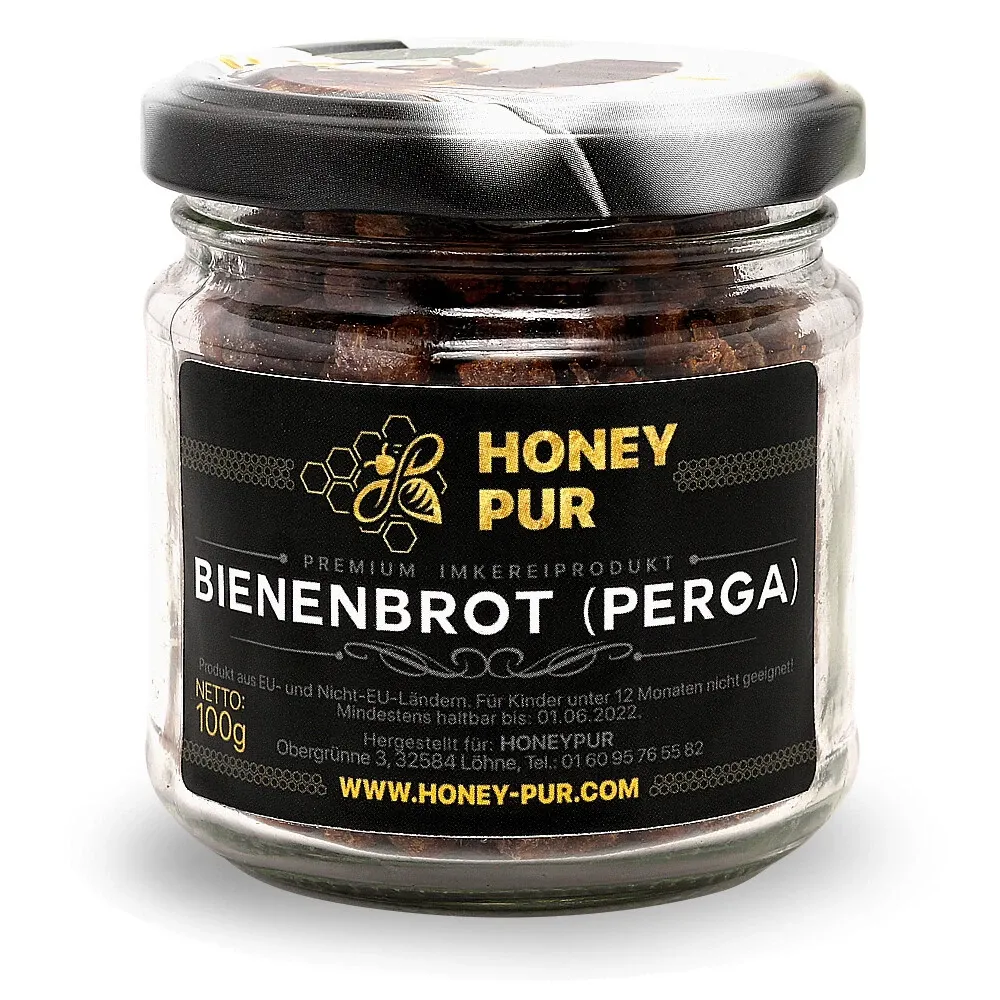 Bienenbrot Perga – Vorher