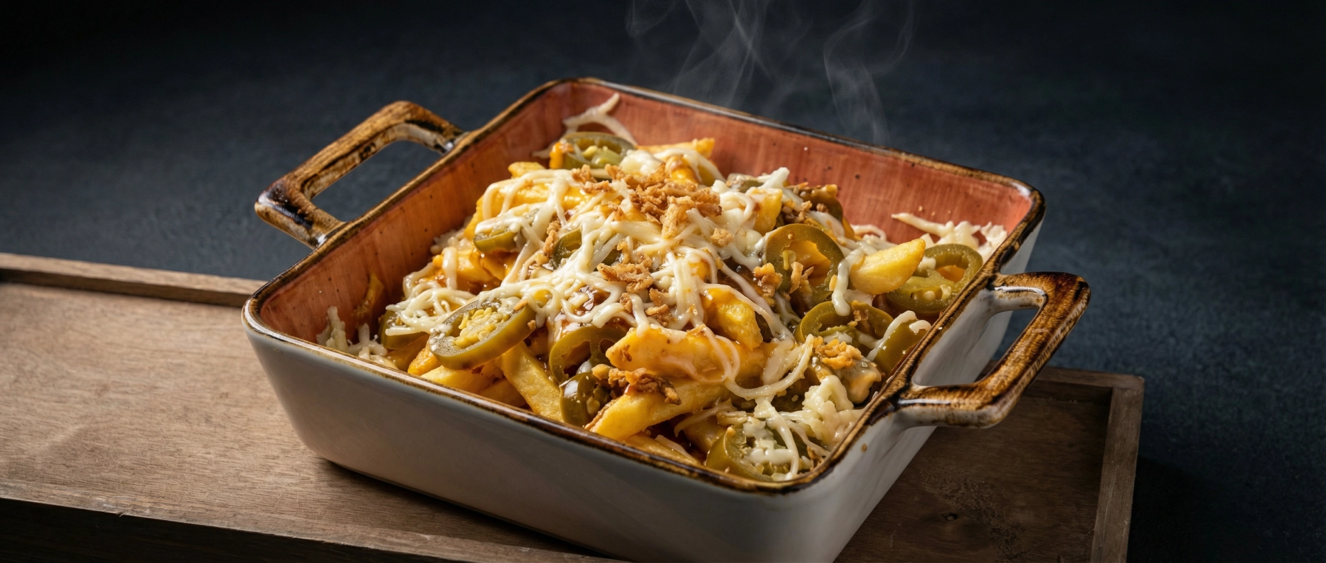 Chilli Cheese Crunchy Fries nachher