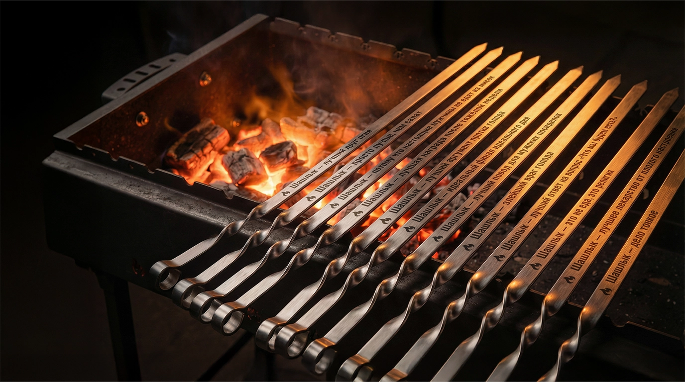 Шумовка с гравировкой